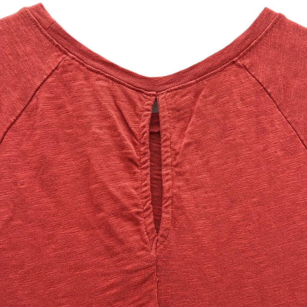 NEW CASLON Cotton Scoop Neck Short Sleeve Raglan T-shirt Dress Size Medium 0026 - Picture 7 of 12